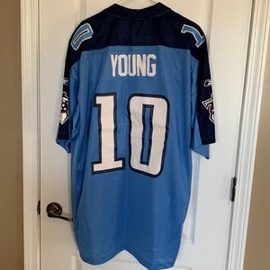 Vintage Reebok Vince Young Tennessee Titans Jersey